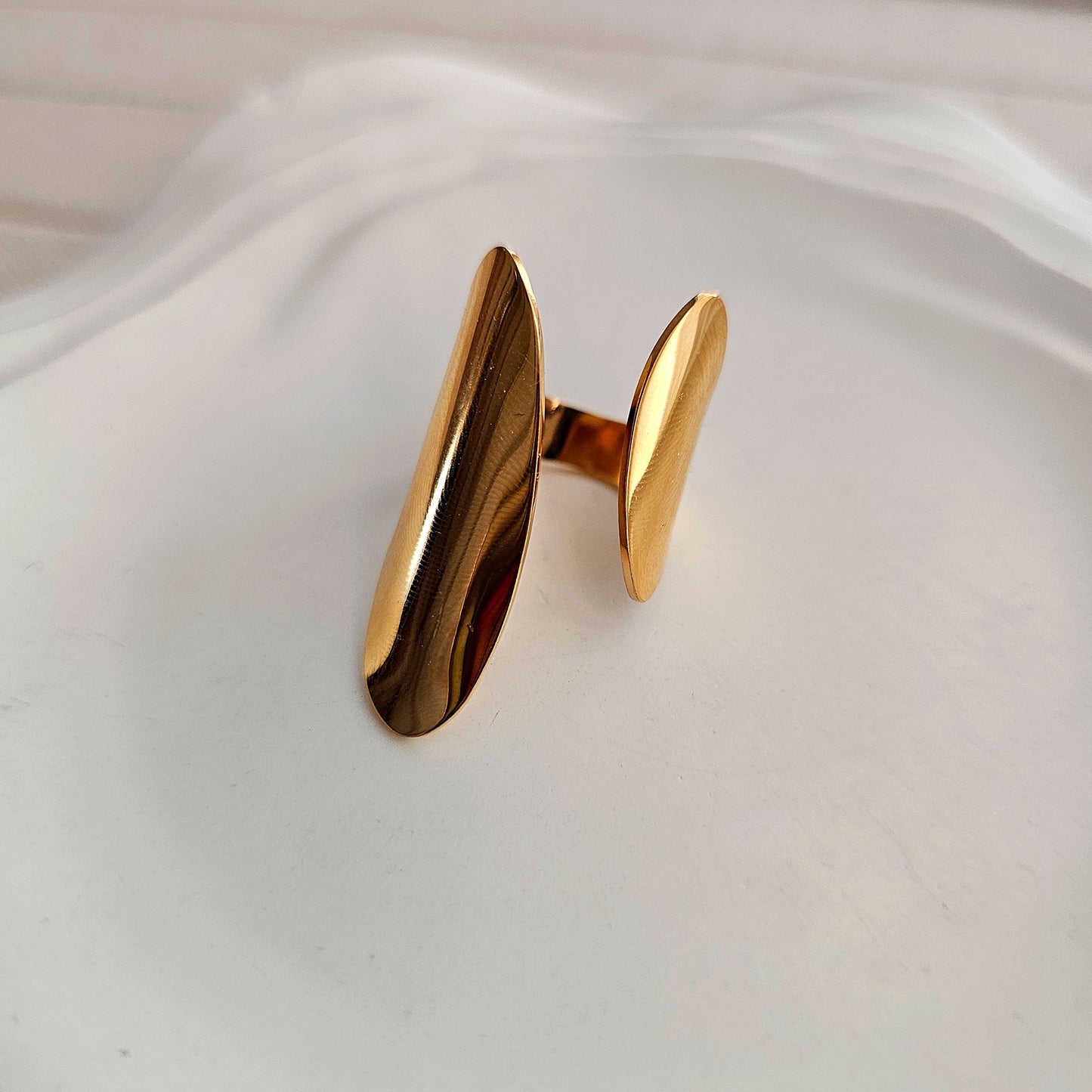 Faith Gold Plated Ring-3 taahirajewellery