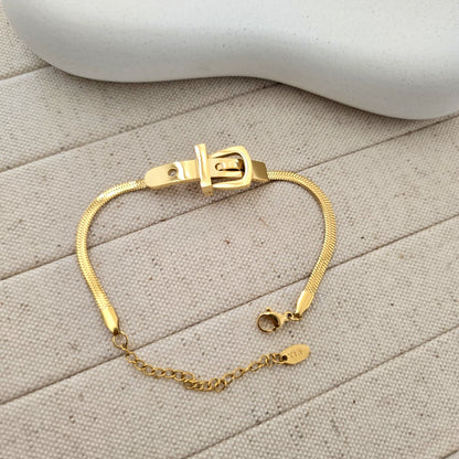 Buckle Chain Bracelet-1  taahirajewellery