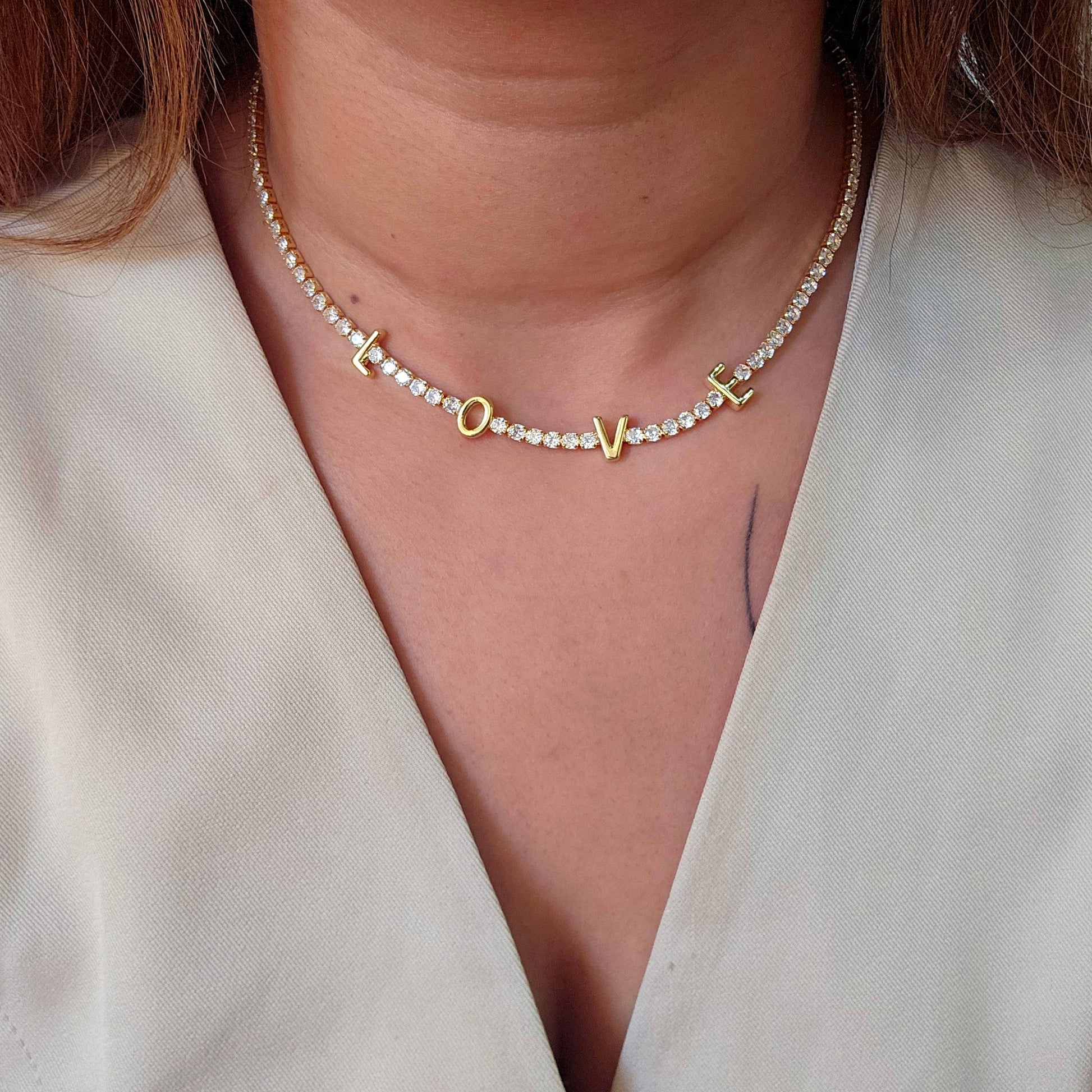 Love Zircon Necklace-2  taahirajewellery