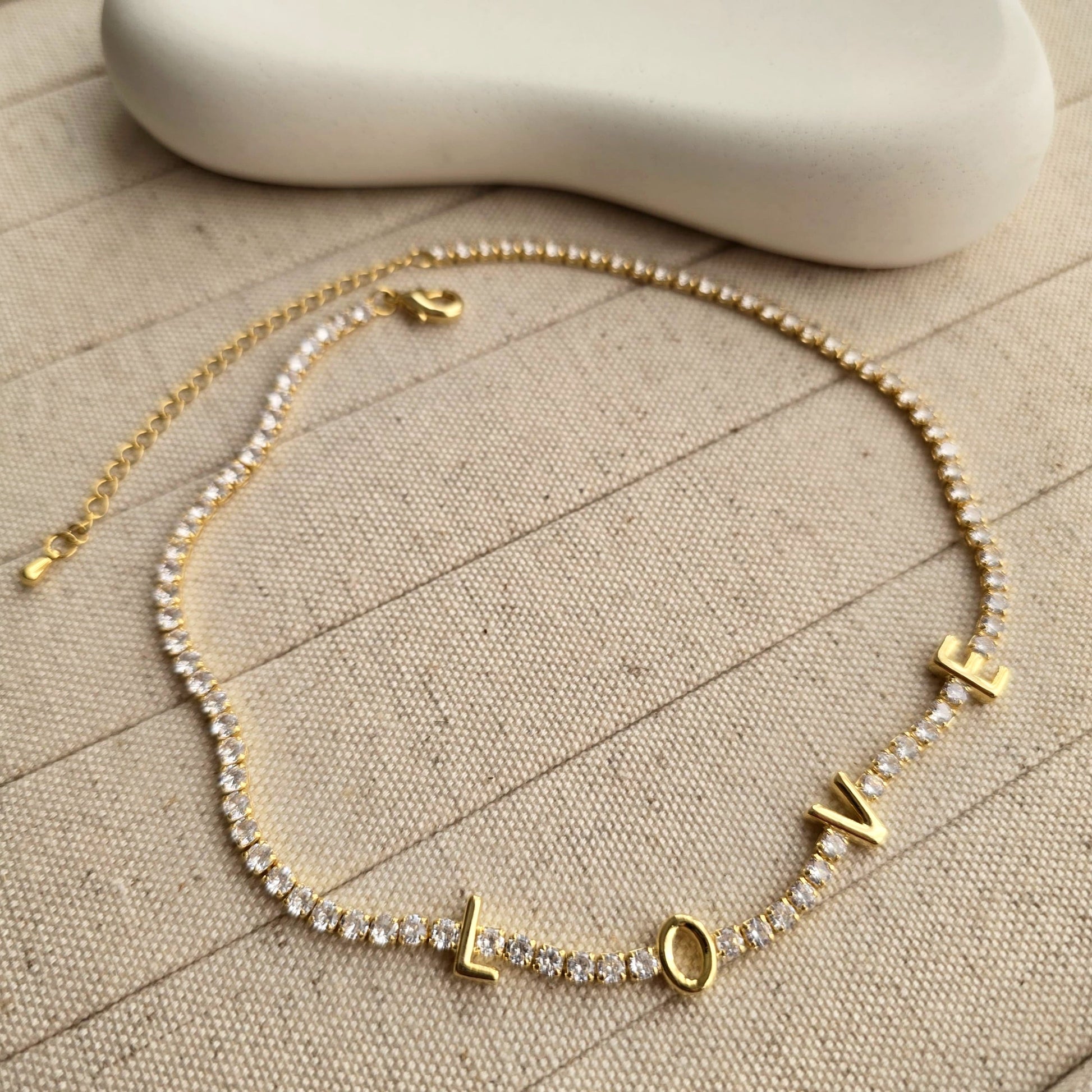 Love Zircon Necklace-3  taahirajewellery