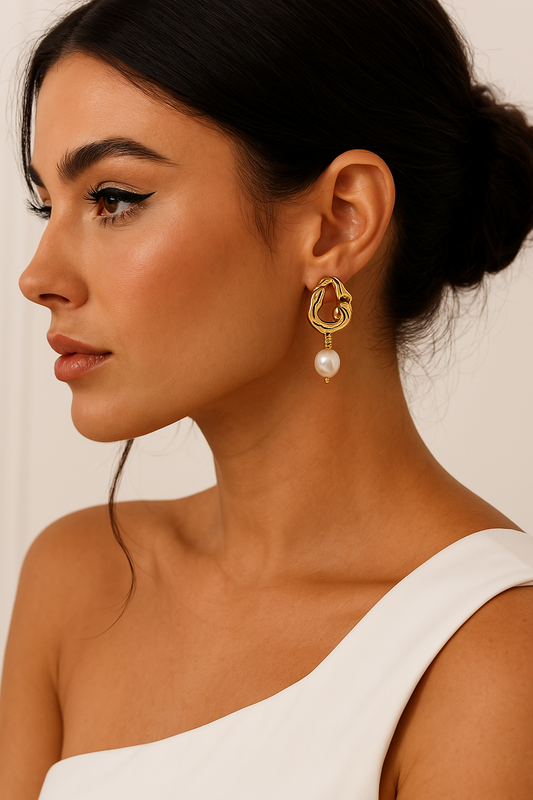 Rhea Pearl Earrings-1  taahirajewellery