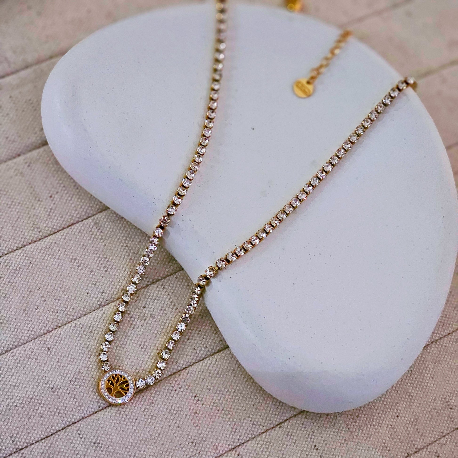 Tree Of Life Zircon Necklace-1  taahirajewellery