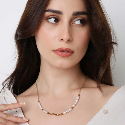 Trinity Baroque Pearl Necklace