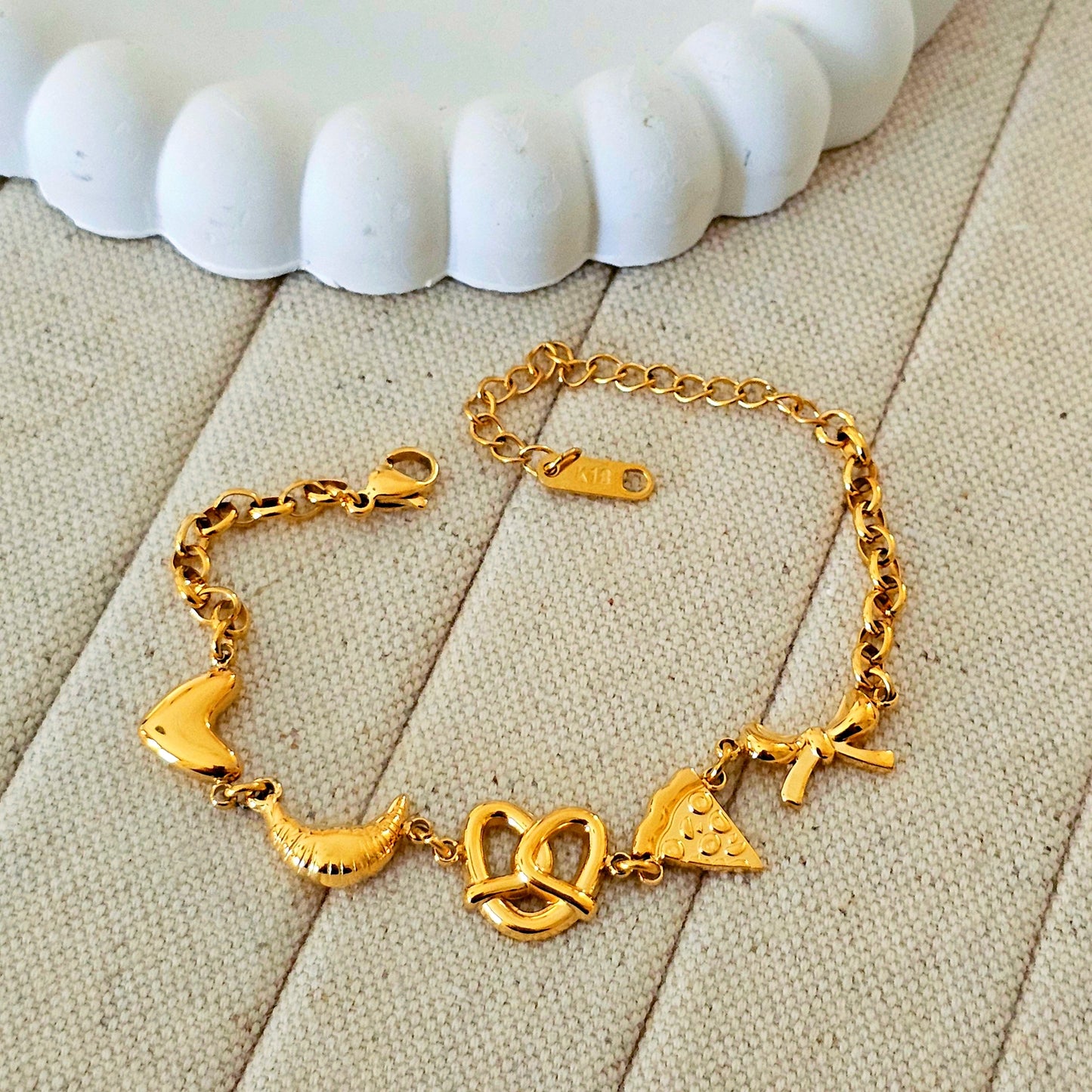 Bagel Charm Bracelet
