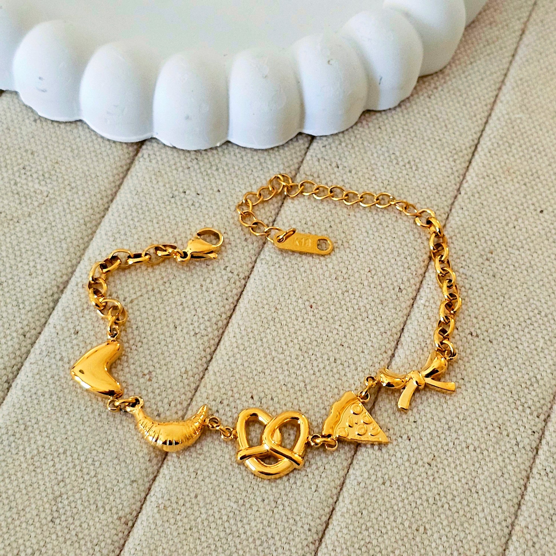 Bagel Charm Bracelet