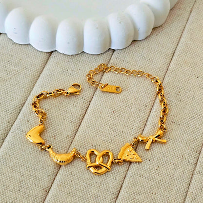 Bagel Charm Bracelet