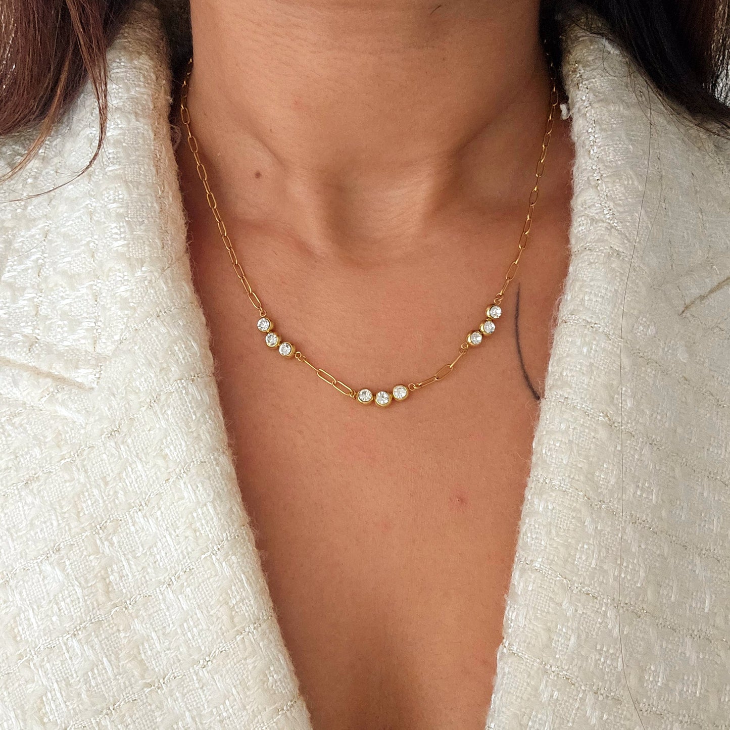 Wendy Zircon Necklace