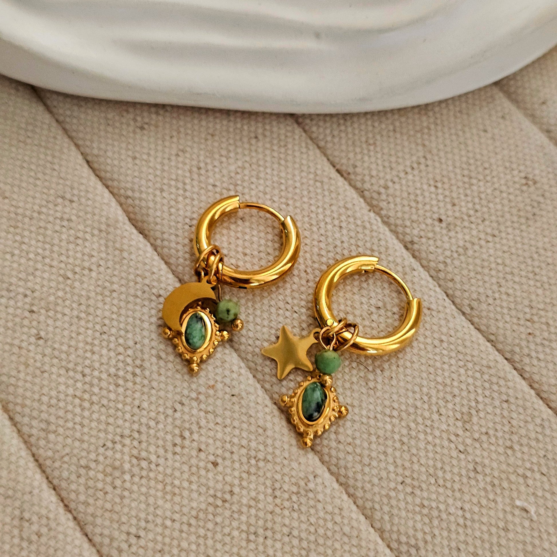Vera Charm Cuff Earrings-3  taahirajewellery