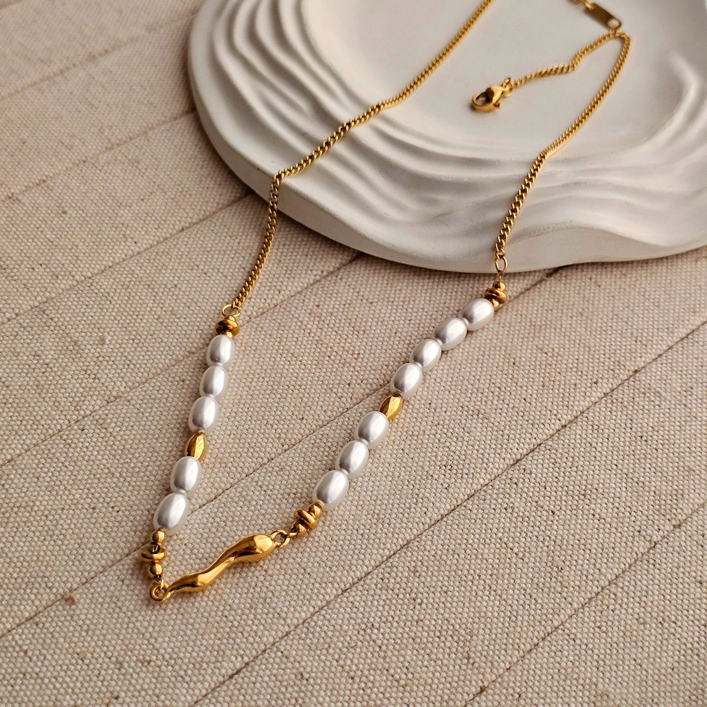 Trinity Baroque Pearl Necklace-1  taahirajewellery