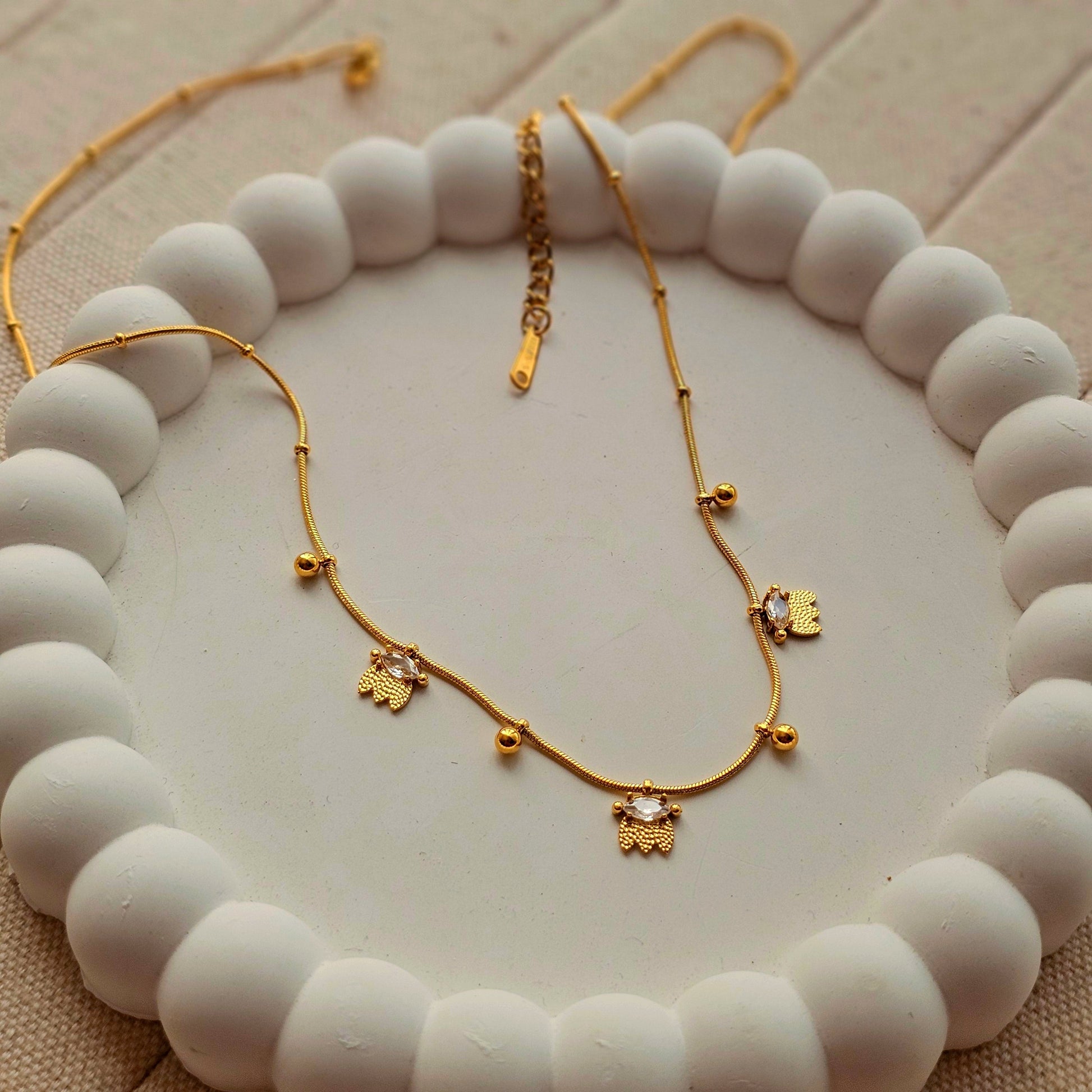 Pippa Zircon Necklace