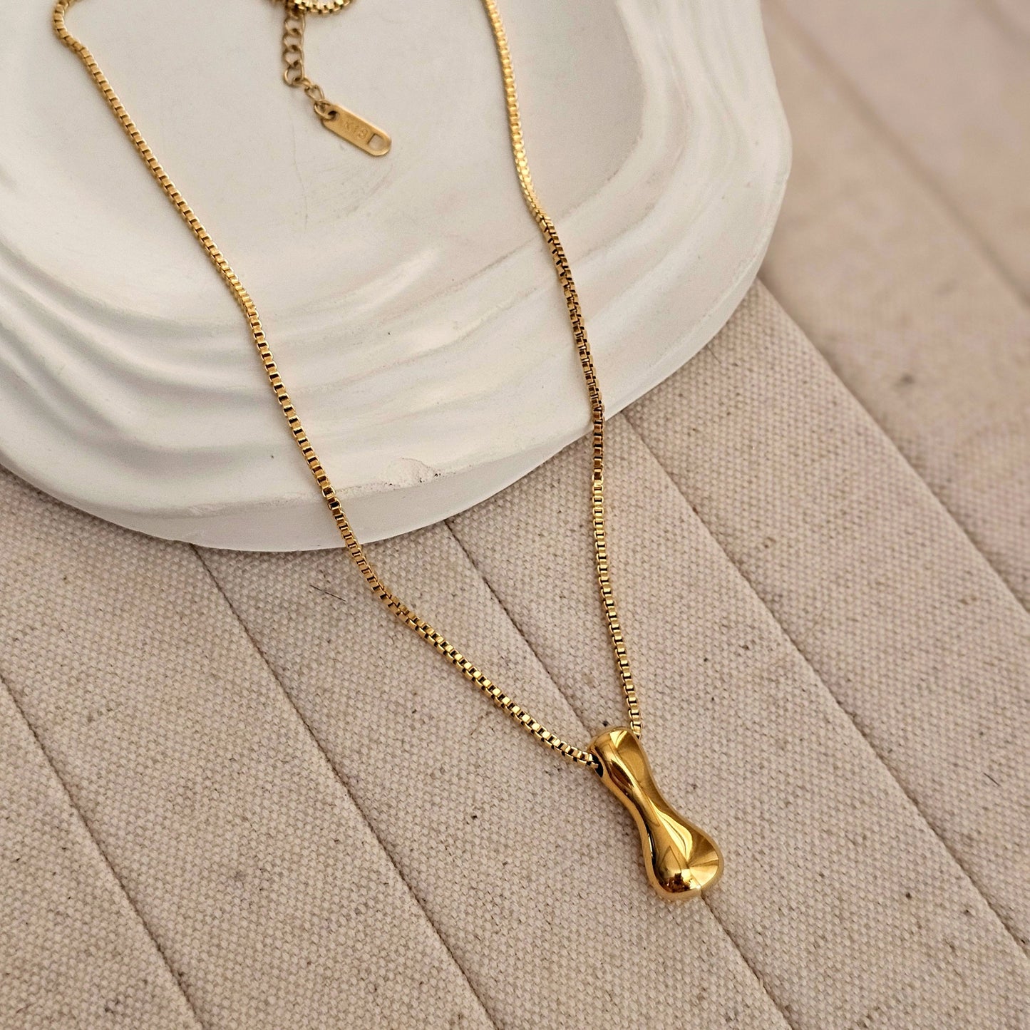 18kt G.P Alphabet Necklaces