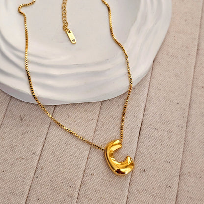 18kt G.P Alphabet Necklaces