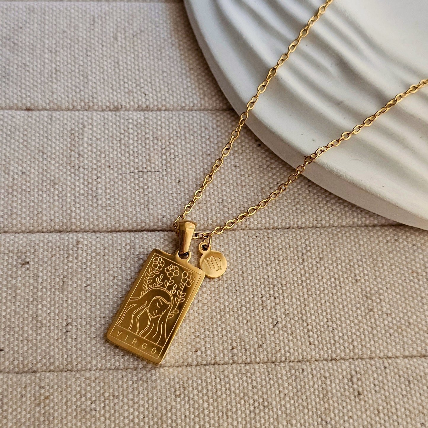 Zodiac Sign Necklaces-10  taahirajewellery