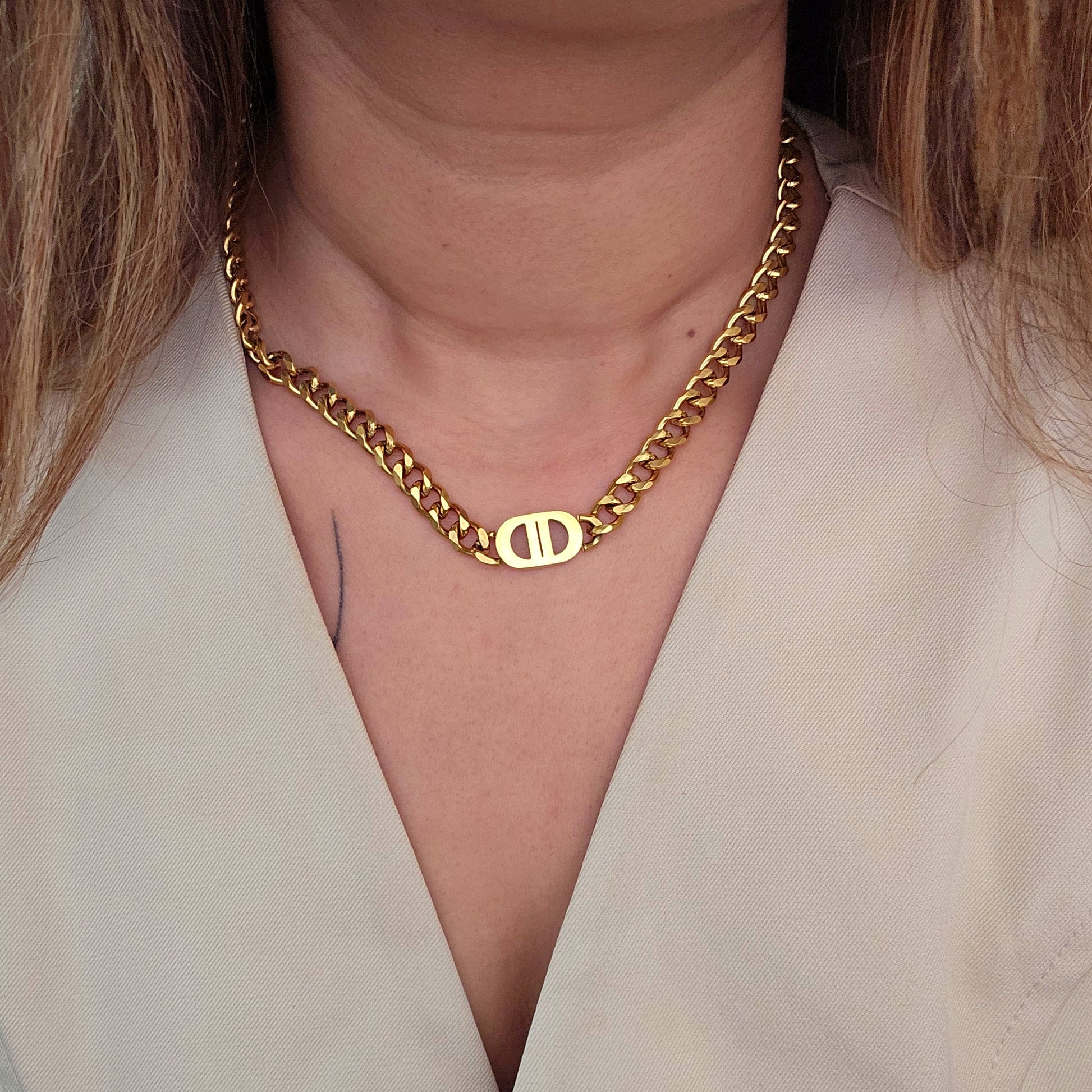 Luxury Designer Chain Necklace-2  taahirajewellery