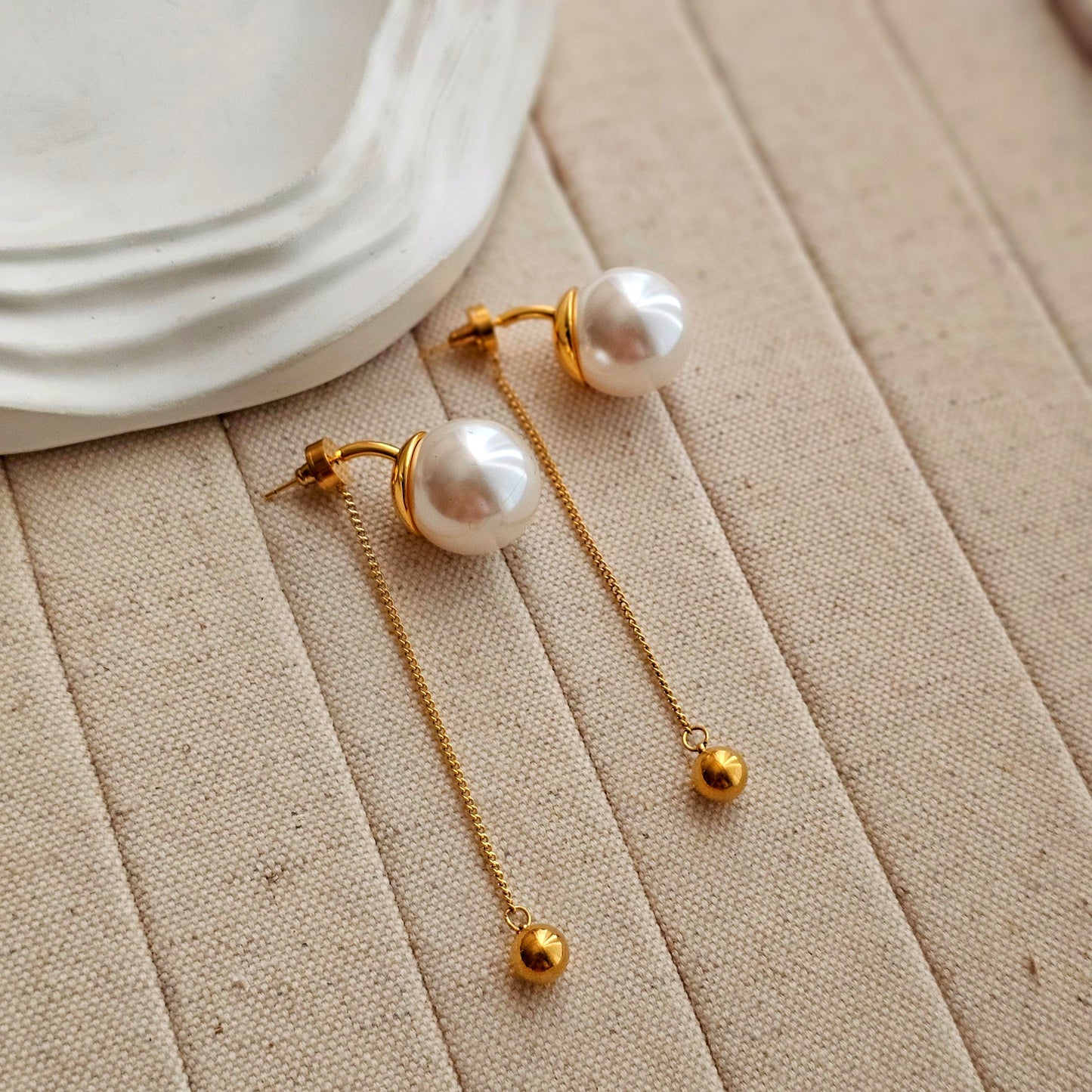 Polly Pearl Earrings-1  taahirajewellery