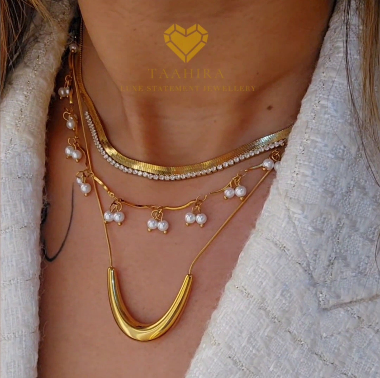 Abby Pearl Tassel Necklace-3  taahirajewellery