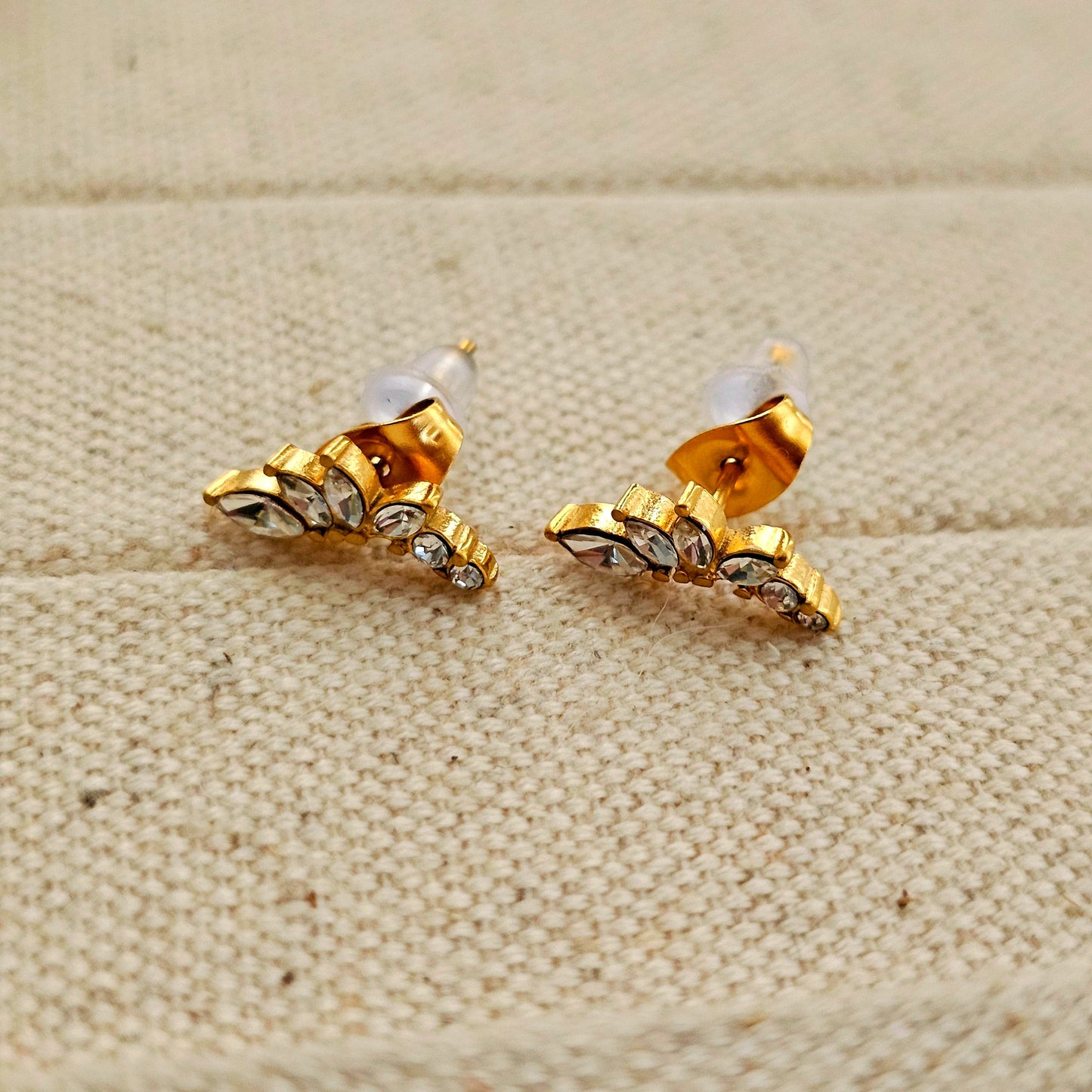 June Zircon Stud Earrings-1  taahirajewellery