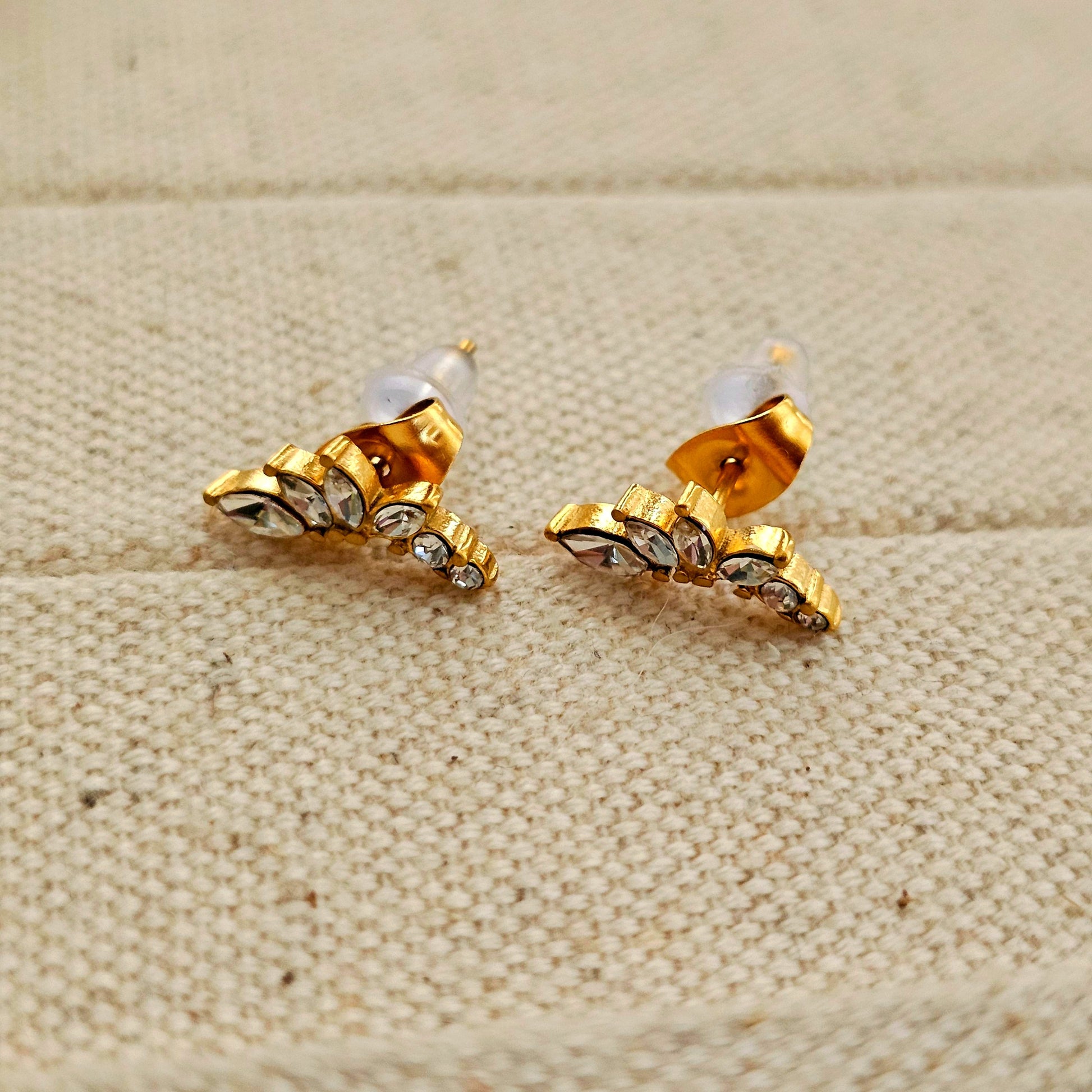 June Zircon Stud Earrings-1  taahirajewellery