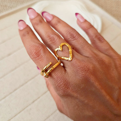 Hollow Heart Ring-3  taahirajewellery