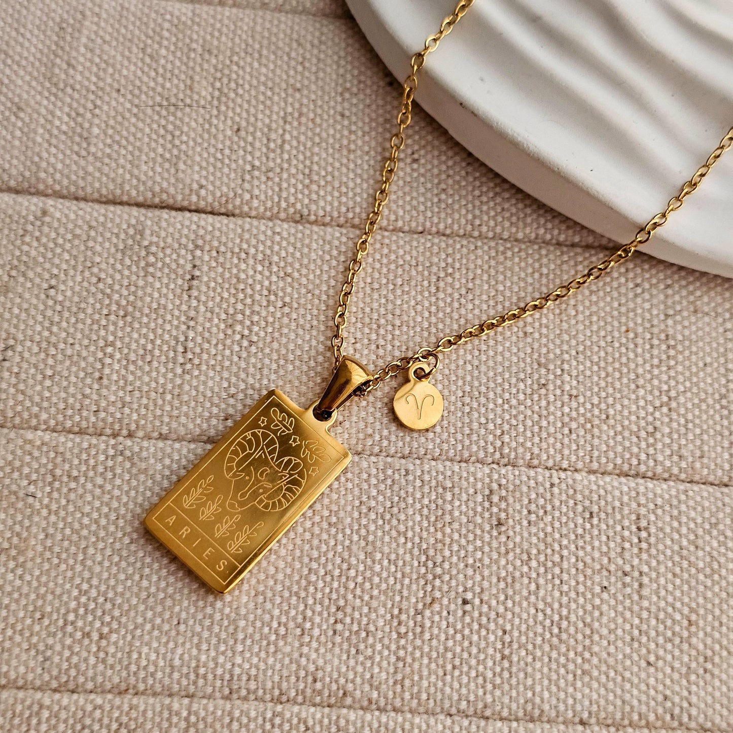 Zodiac Sign Necklaces-13  taahirajewellery