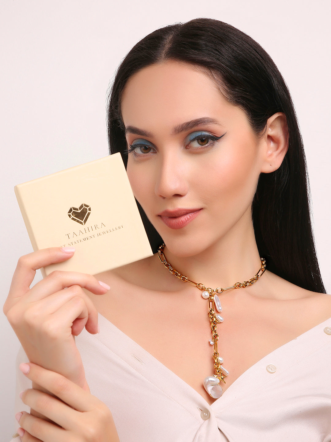 Ocean Pearl Charm Necklace