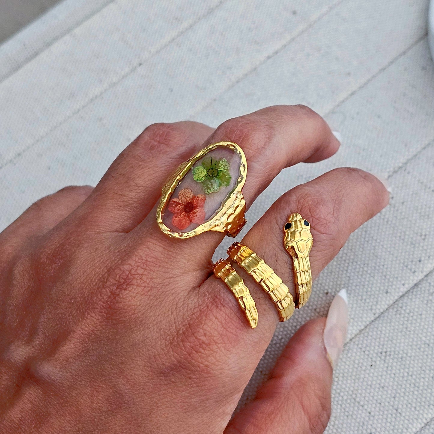 Effie Flower Ring-4  taahirajewellery