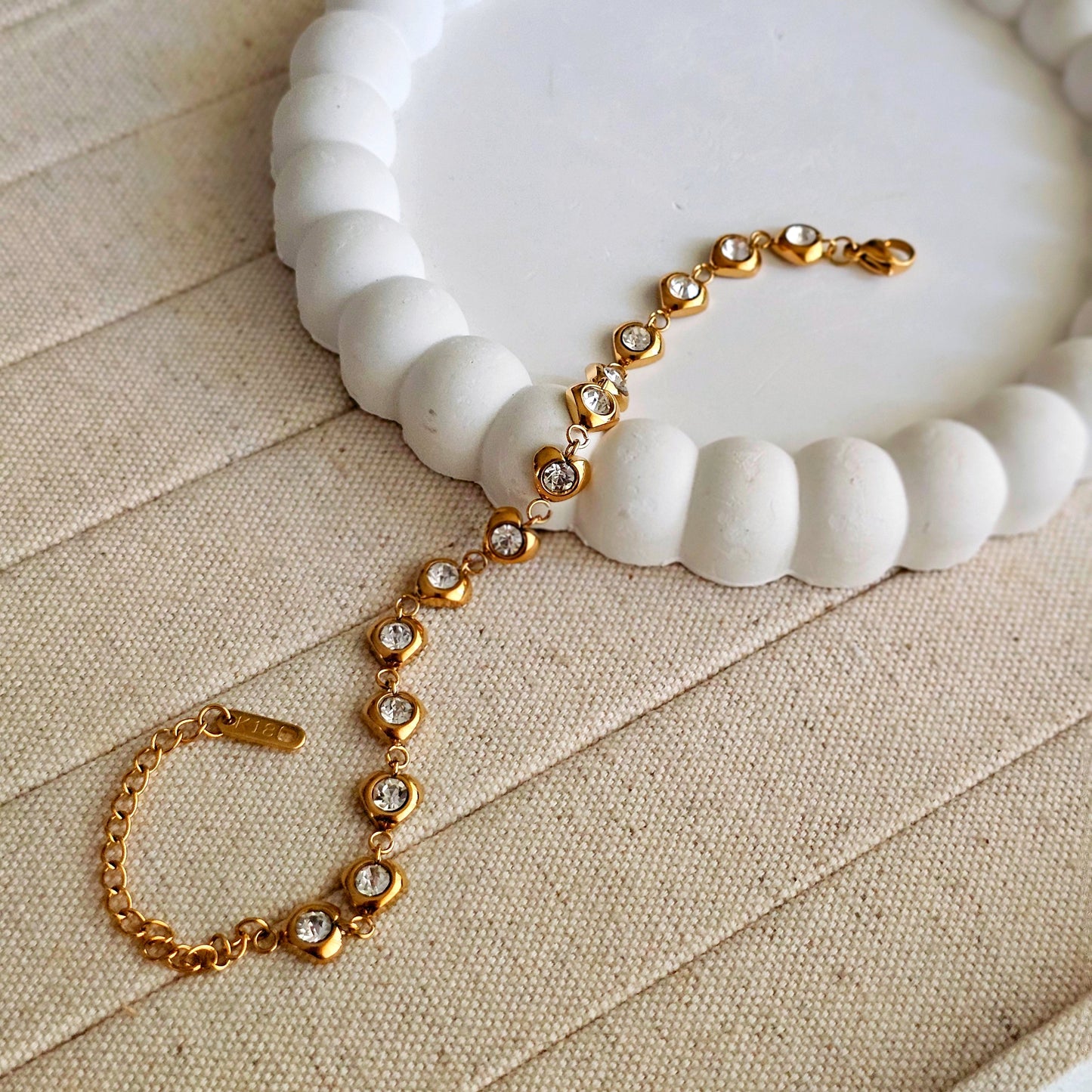 Susie Zircon Chain Bracelet