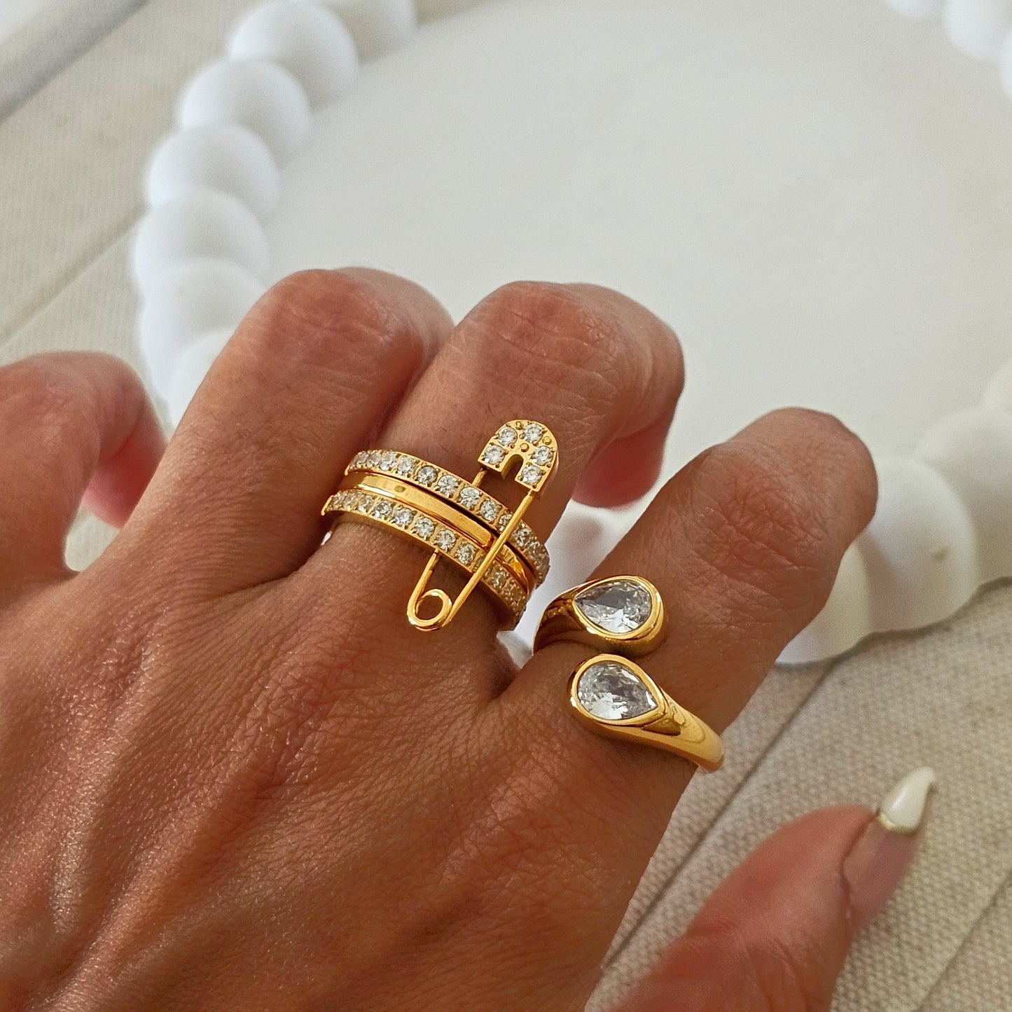 Clare Zircon Ring