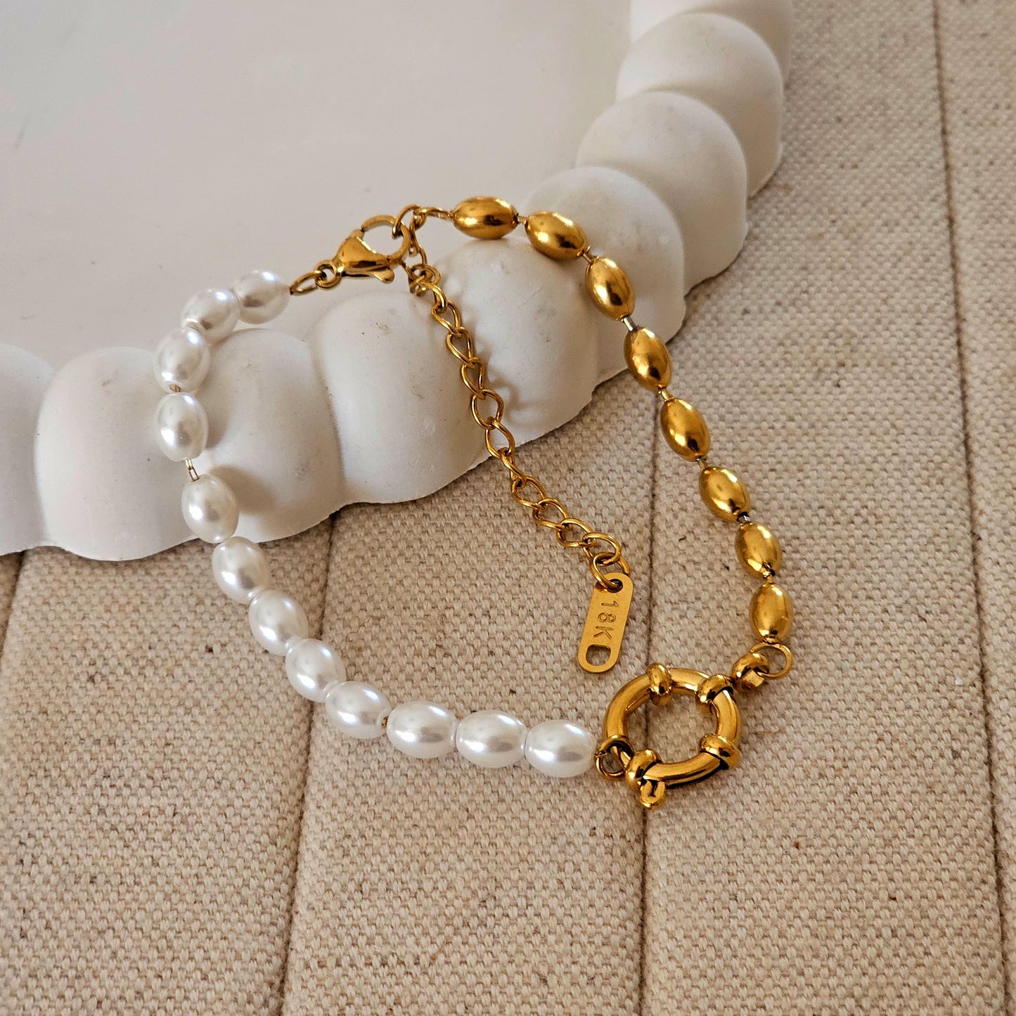 Renee Charm Lock Bracelet