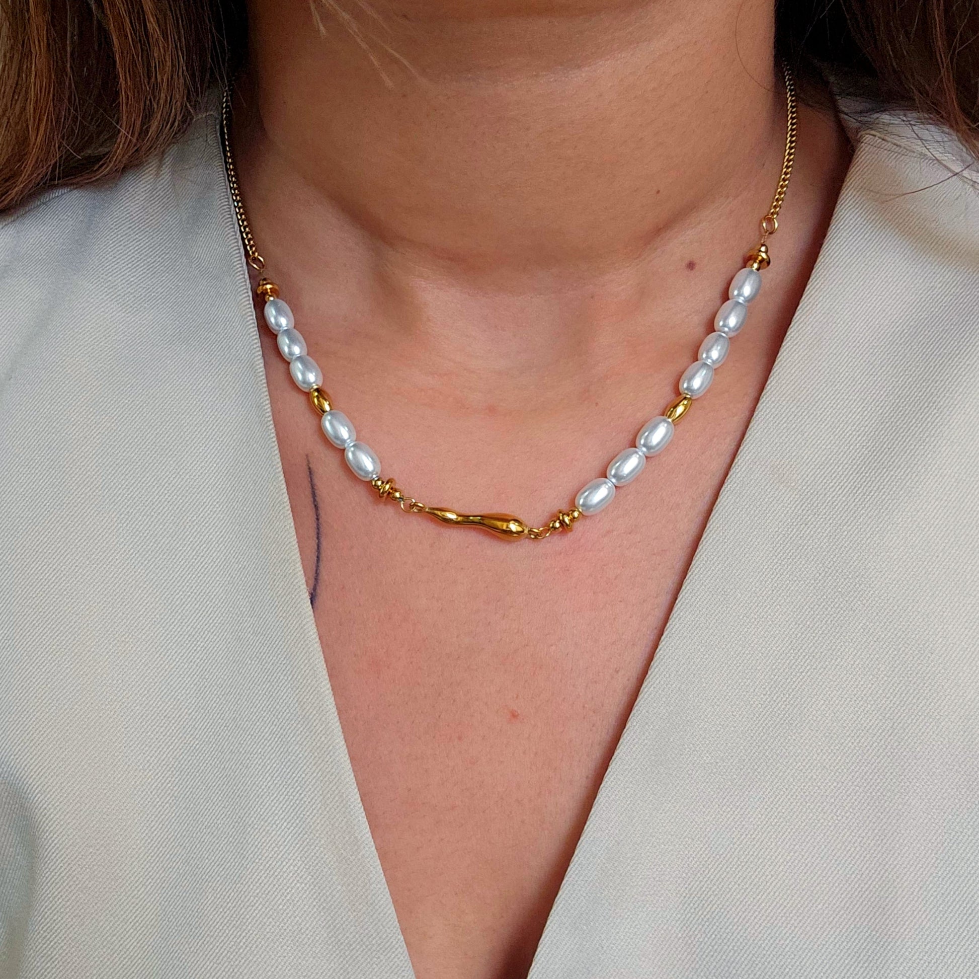 Trinity Baroque Pearl Necklace-2  taahirajewellery