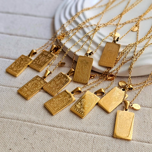 Zodiac Sign Necklaces-1  taahirajewellery