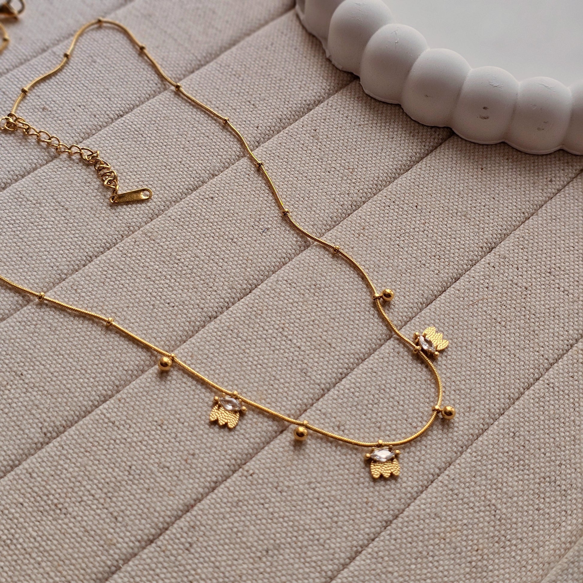 Pippa Zircon Necklace