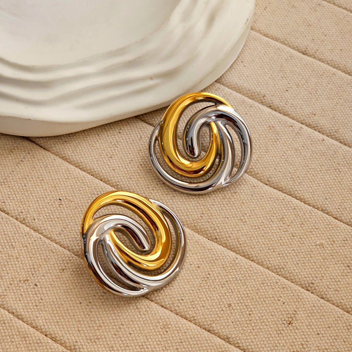 Odette Twirl Earrings-1  taahirajewellery