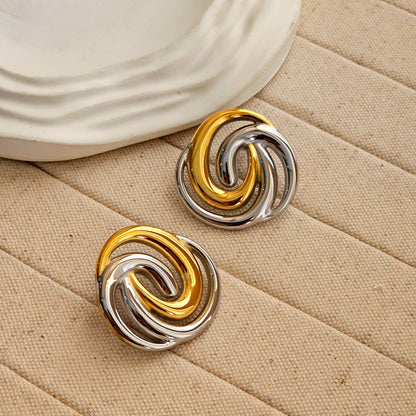 Odette Twirl Earrings-1  taahirajewellery