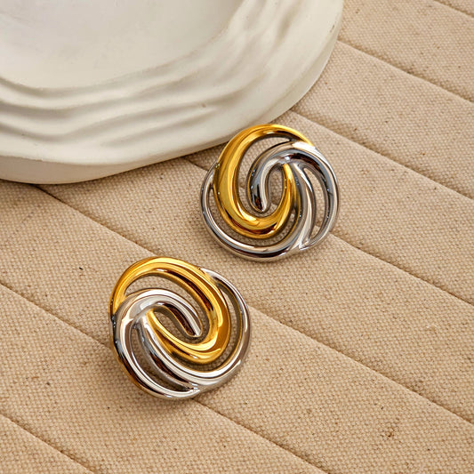 Odette Twirl Earrings-1  taahirajewellery