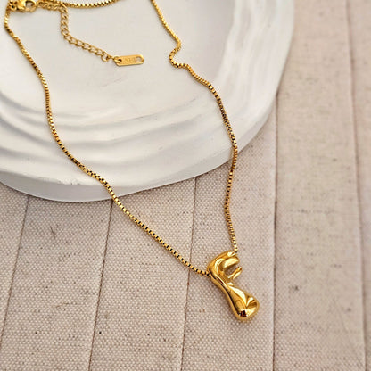 18kt G.P Alphabet Necklaces