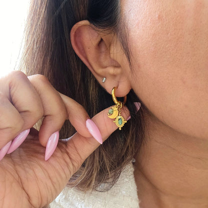 Vera Charm Cuff Earrings-2  taahirajewellery