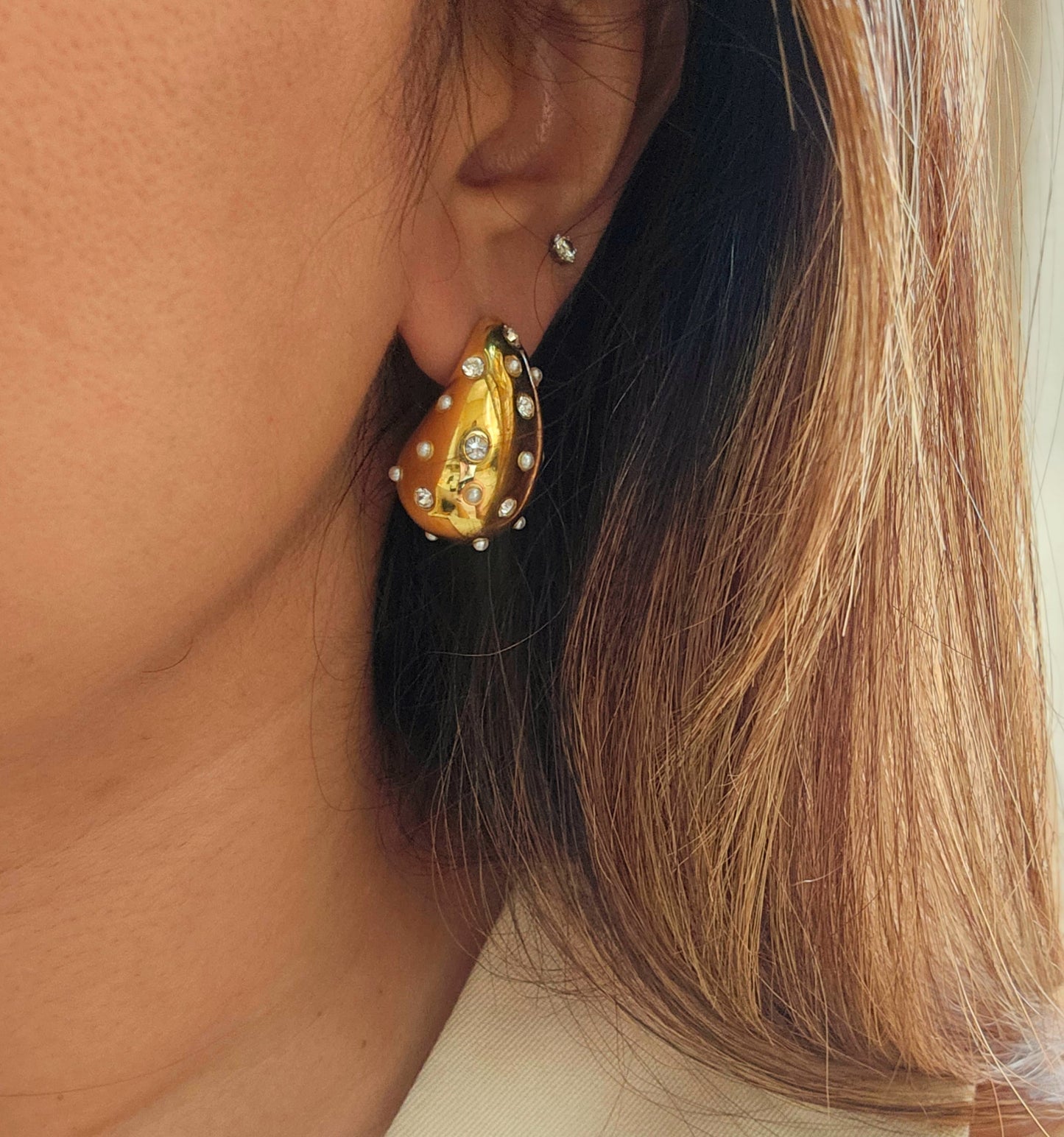 Beth Zircon Drop Earrings-2  taahirajewellery