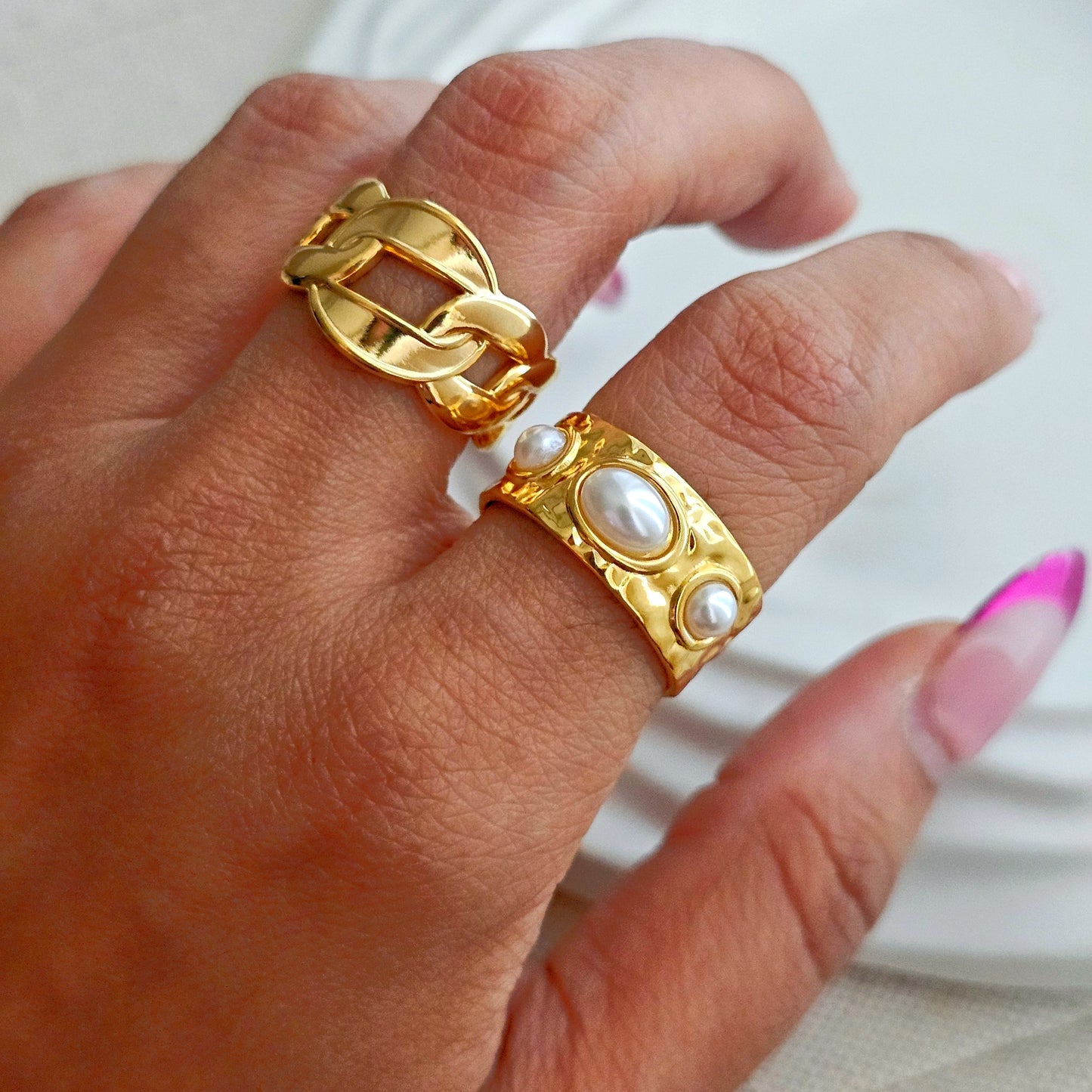 Multi Link Ring-3  taahirajewellery
