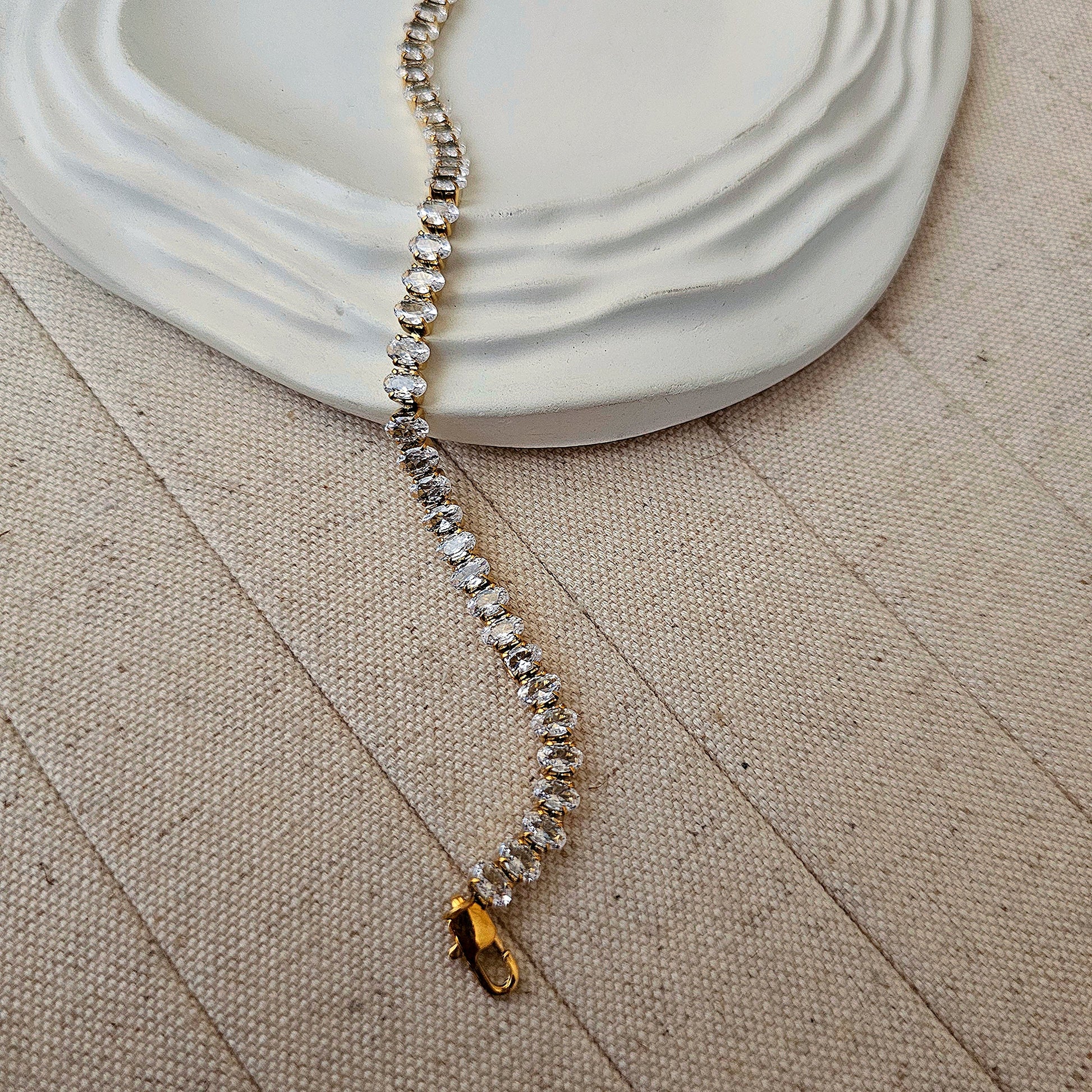 Isla Marquise cut Tennis Bracelet-3  taahirajewellery