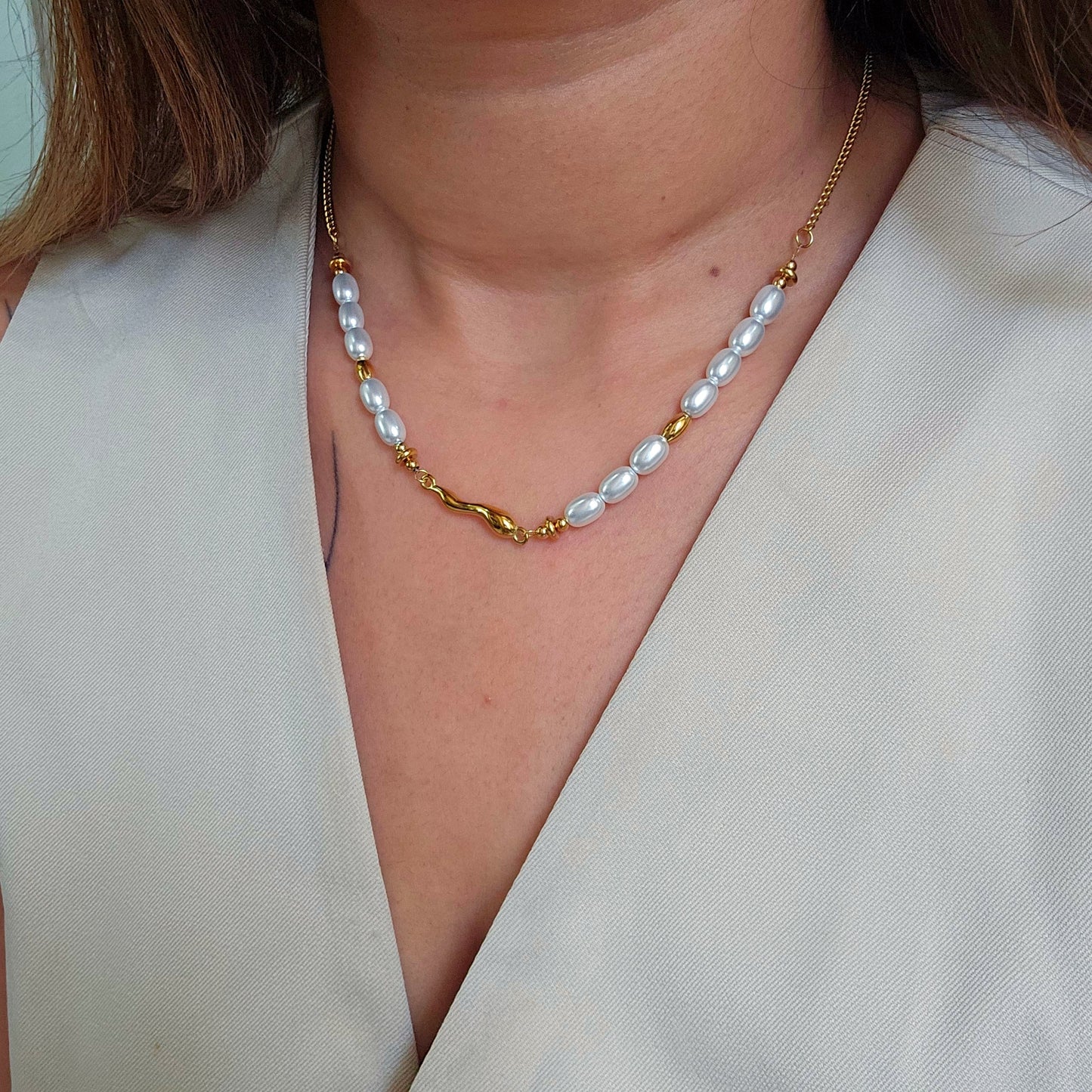 Trinity Baroque Pearl Necklace-4  taahirajewellery