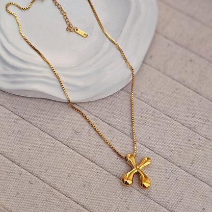 18kt G.P Alphabet Necklaces