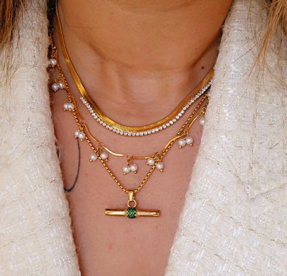 Abby Pearl Tassel Necklace-4  taahirajewellery
